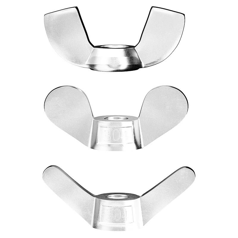 Μετρικά στρογγυλά παξιμάδια από ανθρακούχο χάλυβα