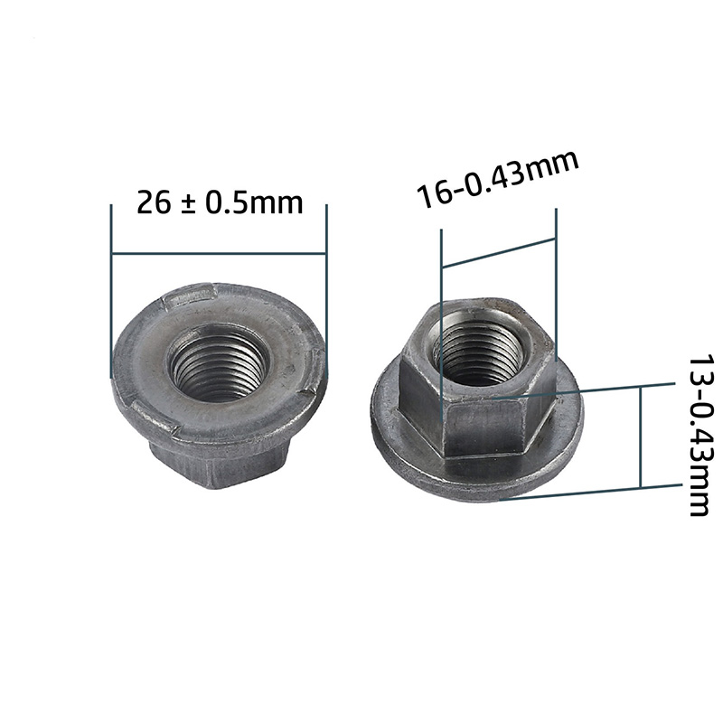 Hex Weld Lock Nuts με φλάντζα