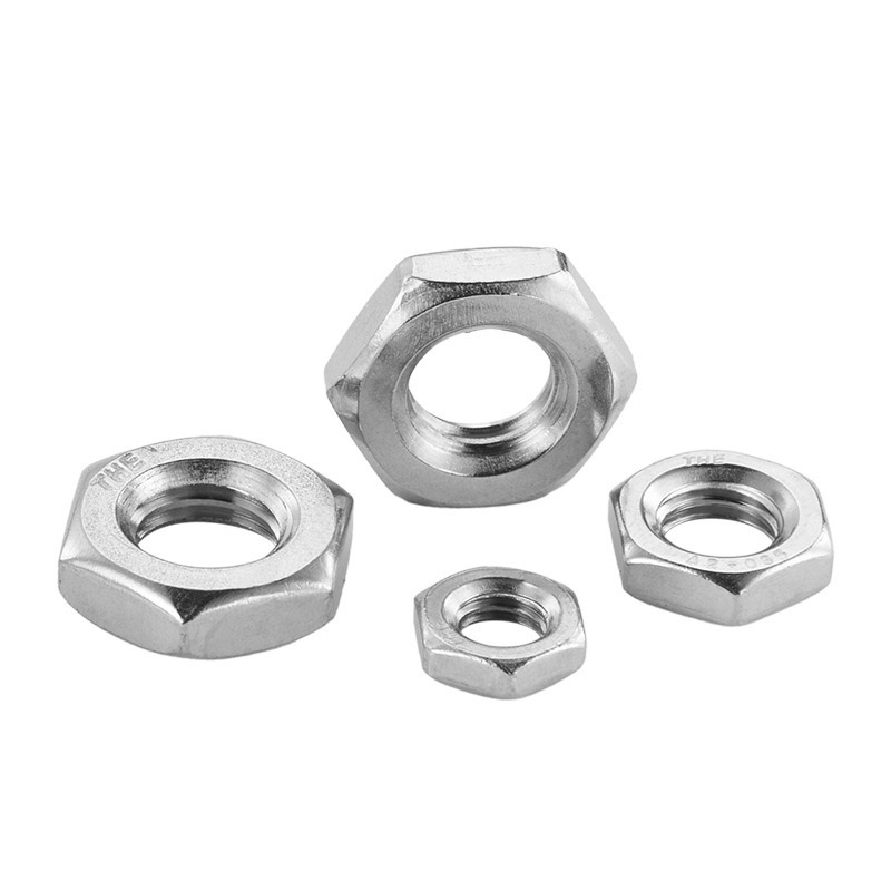Hexagon Extra Flat Nuts με λεπτό νήμα βήματος
