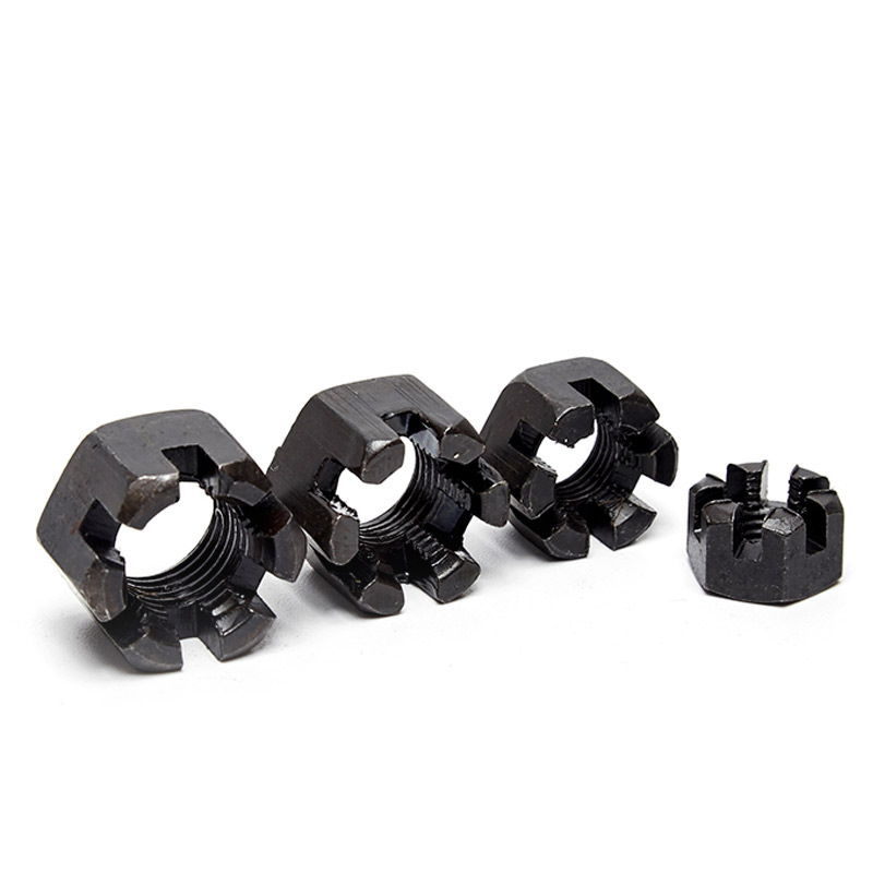 Mild Steel Hexagon Slotted Castle Nuts