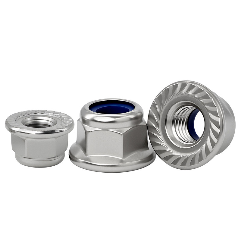 Εξάγωνα παξιμάδια επικρατούσας ροπής τύπου με φλάντζα