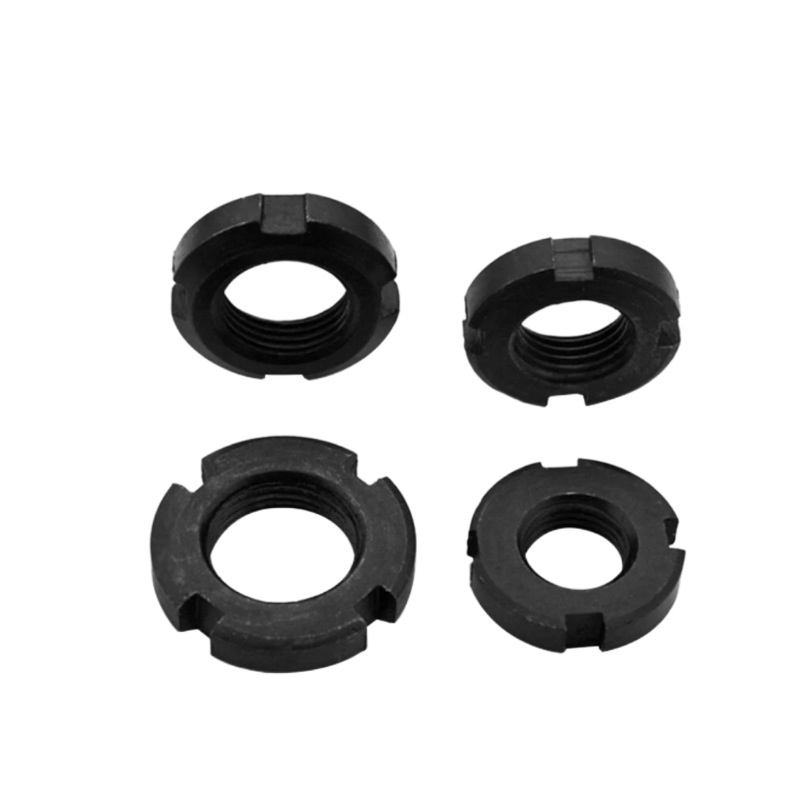 Στρογγυλό παξιμάδι ασφάλισης με σχισμές